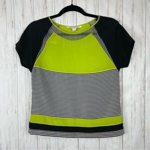 Diane Von Furstenberg 100% silk vintage blouse small